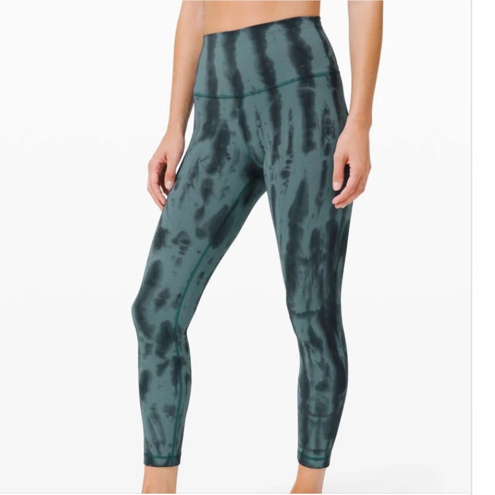 Lululemon Wunder train tie dye leggings